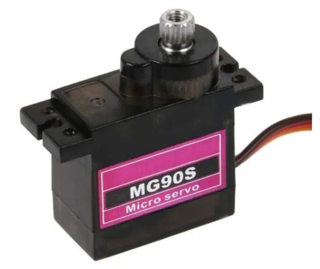 Serwo MG90S Micro z metalowymi zębatkami 360 stopni