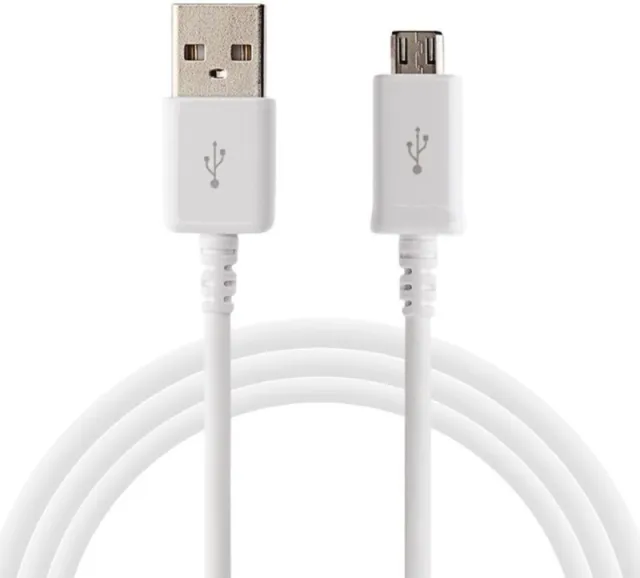 Kabel USB-A do Micro-USB 1 metr Biały