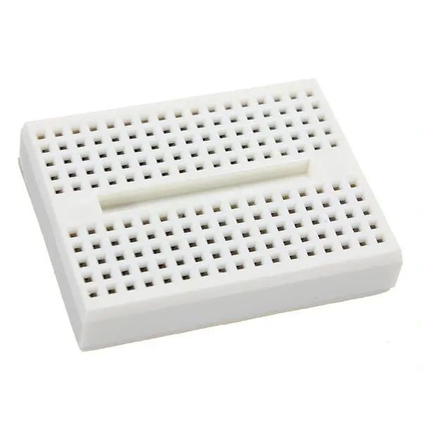 Mini Breadboard 170 otworów do prototypowania Biały bez łącznika
