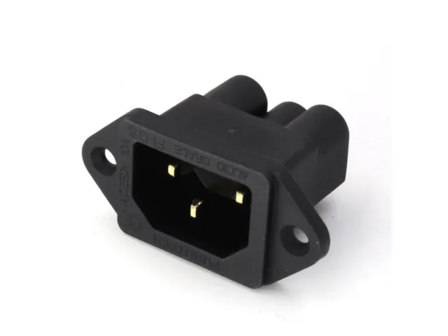 Gniazdo panelowe 250AC 10A 3-polowe IEC320 C13