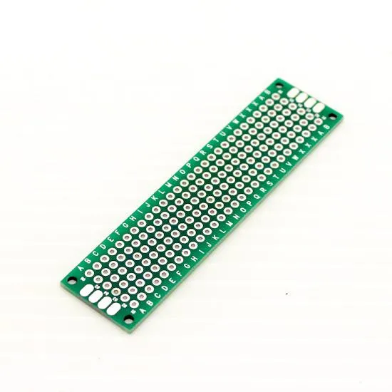 Płytka prototypowa do eksperymentów 2x8cm zielona