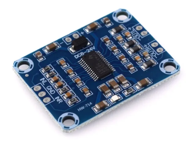 2x15W Cyfrowy mini wzmacniacz audio 8-24V Module | TPA3110 | HW-714