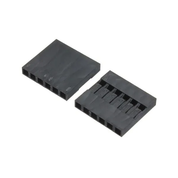 6P Dupont plastikowa obudowa złącza pinowego 2.54mm