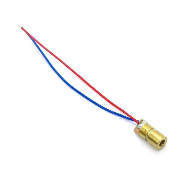Dioda laserowa 5v czerwony laser 650nm 5mW miedziana głowica