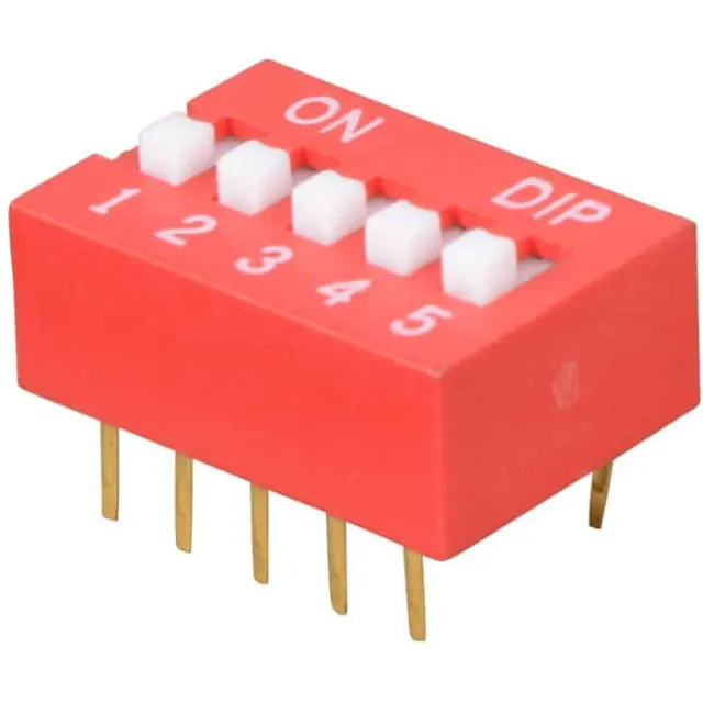 5-pinowy dip switch 2,54 mm