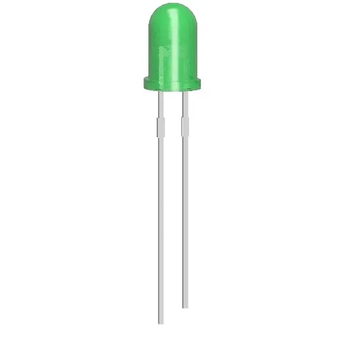 10x LED Diode 5mm Zielona 3V
