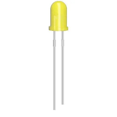 10x LED Diode 5mm Żółta 2V