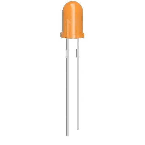 10x LED Diode 5mm Pomarańczowa 2V