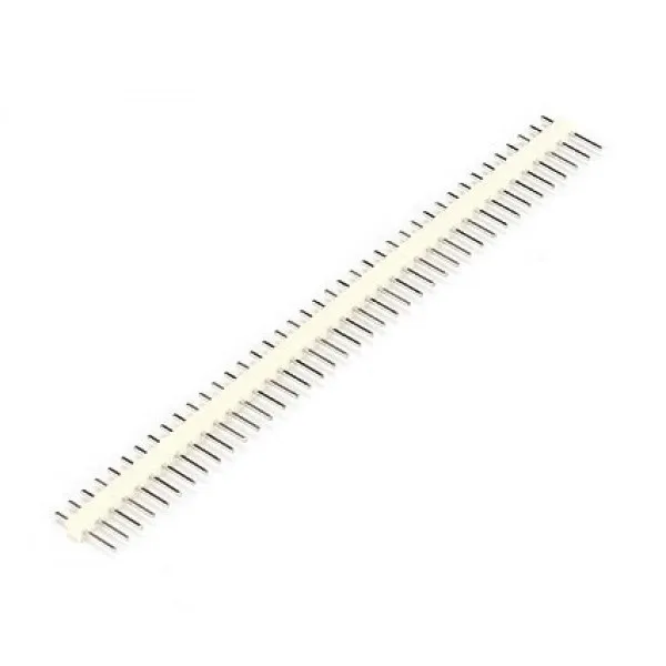 Listwa goldpin męska 40 pinów 2.54mm Biały
