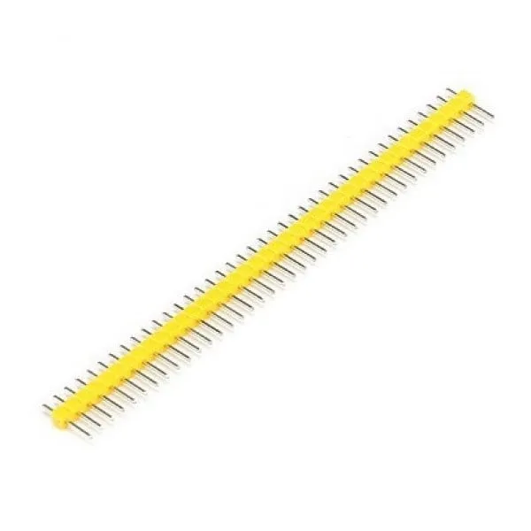 Listwa goldpin męska 40 pinów 2.54mm Żółty
