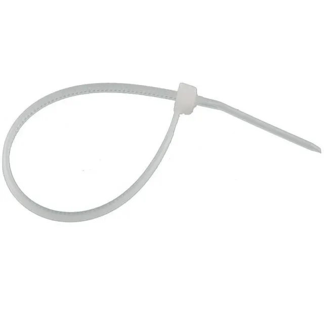 Opaska zaciskowa biała 20cm 3.5mm