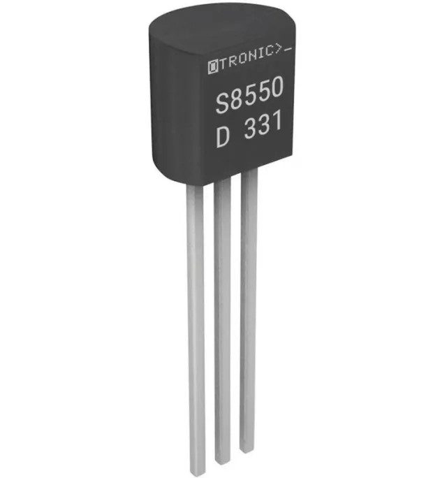 Tranzystor PNP S8550 D331 25V 0.5A 100MHz 1W TO-92