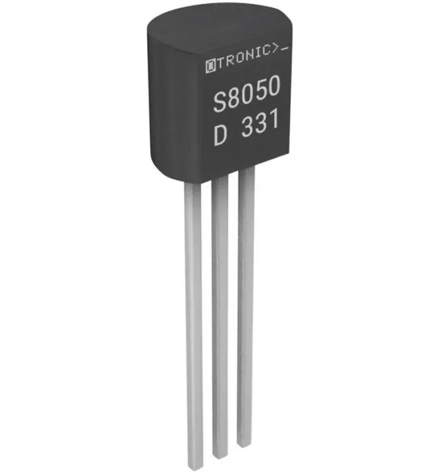 Tranzystor NPN S8050 D331 25V 0.5A 100MHz 1W TO-92