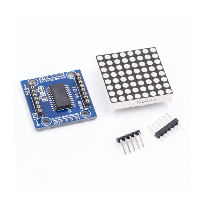 Moduł matrycy LED MAX7219 Niebieski