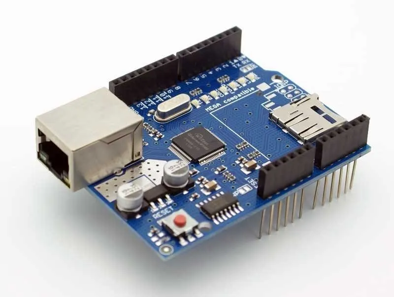 Shield Ethernet W5100 z czytnikiem kart Micro-SD do Arduino