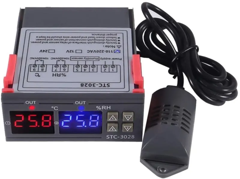 STC-3028 Regulowane przekaźniki 220V do temperatury i wilgotności