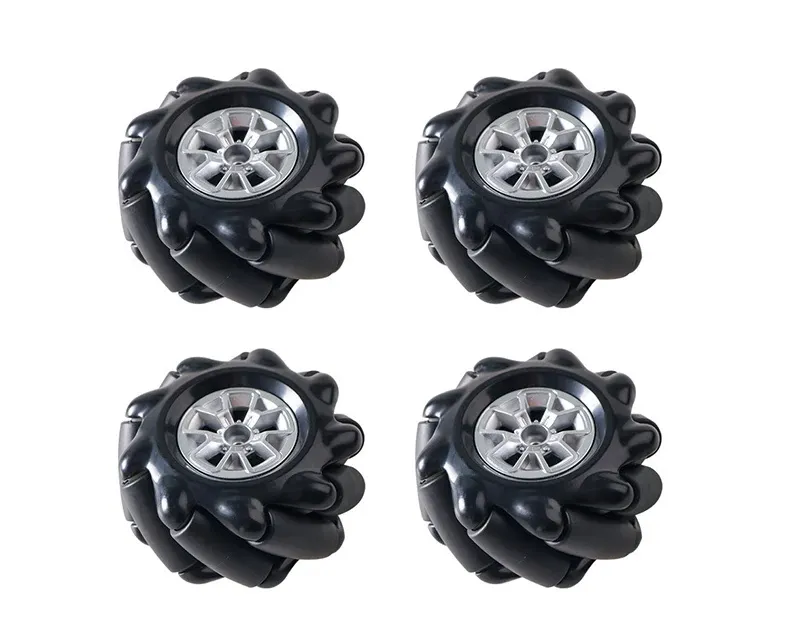 Koło Mecanum / Koło omnidirectional - 60MM-K czarne, zestaw 4