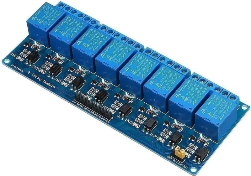 Moduł przekaźnikowy 12v Low | 8-kanałowy