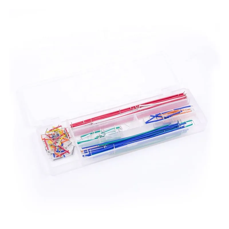 140 Jumper Wire U Shape Shield Breadboard z pudełkiem do przechowywania