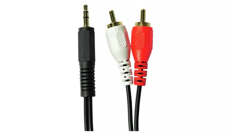 Mini Jack 3.5mm do 2x RCA Tulp 1.5 metra