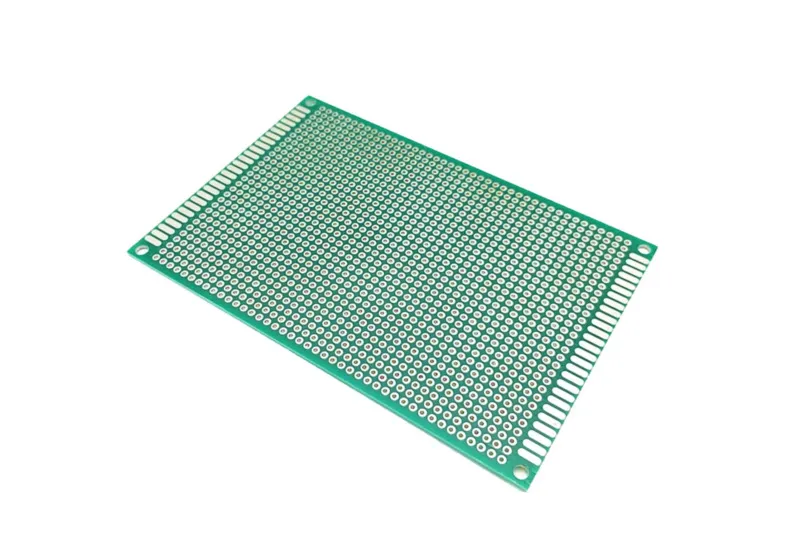 Płytka prototypowa do eksperymentów 8x12cm zielona