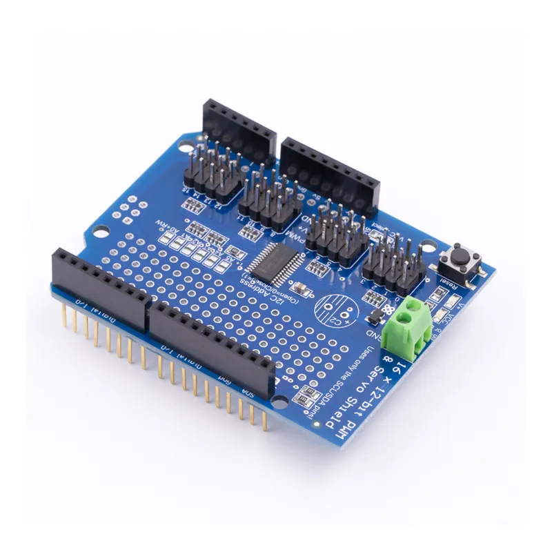 16-kanałowy 12-bitowy PWM i shield serwo z interfejsem I2C do Arduino UNO R3