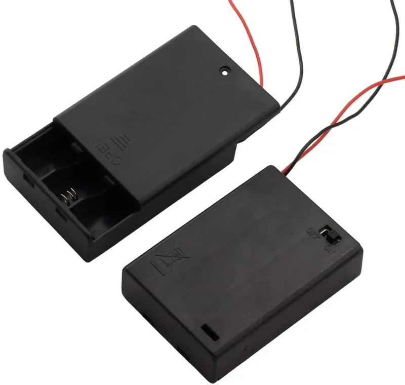 Uchwyt na baterie 3x AAA z przełącznikiem włącz/wyłącz (4.5V)