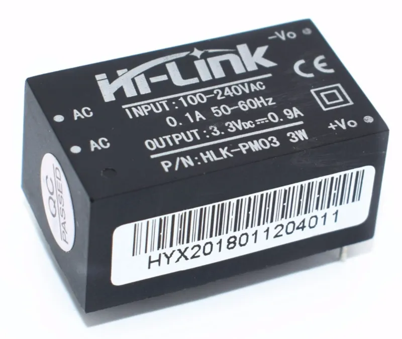Moduł konwertera 220VAC na 3,3VDC 1A HLK-PM03