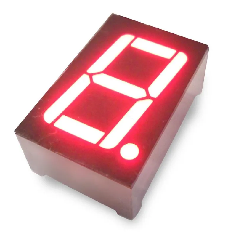 Wyświetlacz LED 7-segmentowy Czerwony 0.56 inch