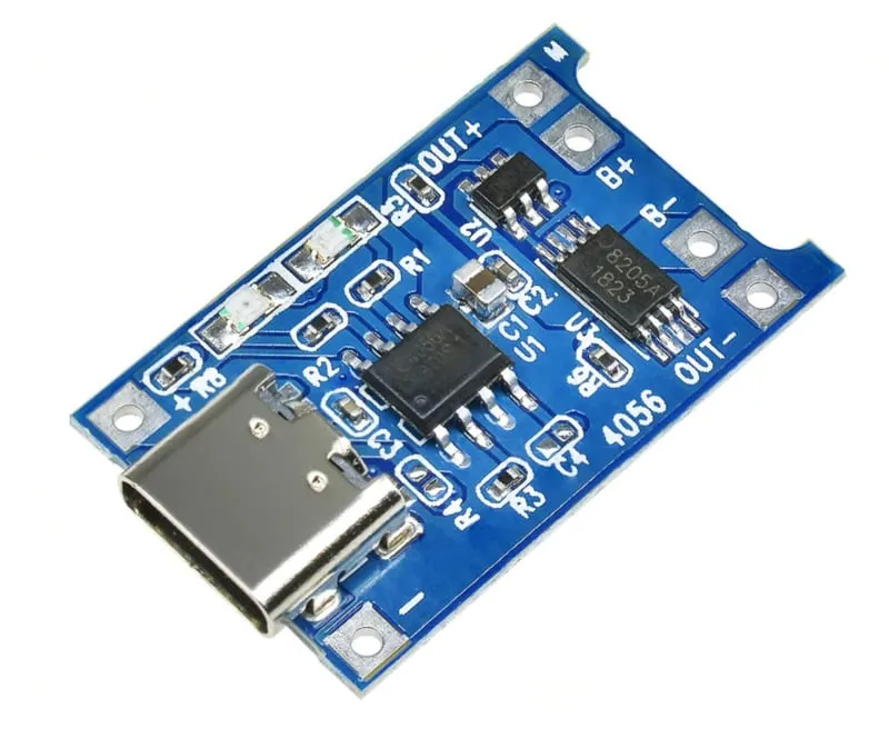 Ładowarka do baterii litowych z USB-C 5V 1A  TP4056