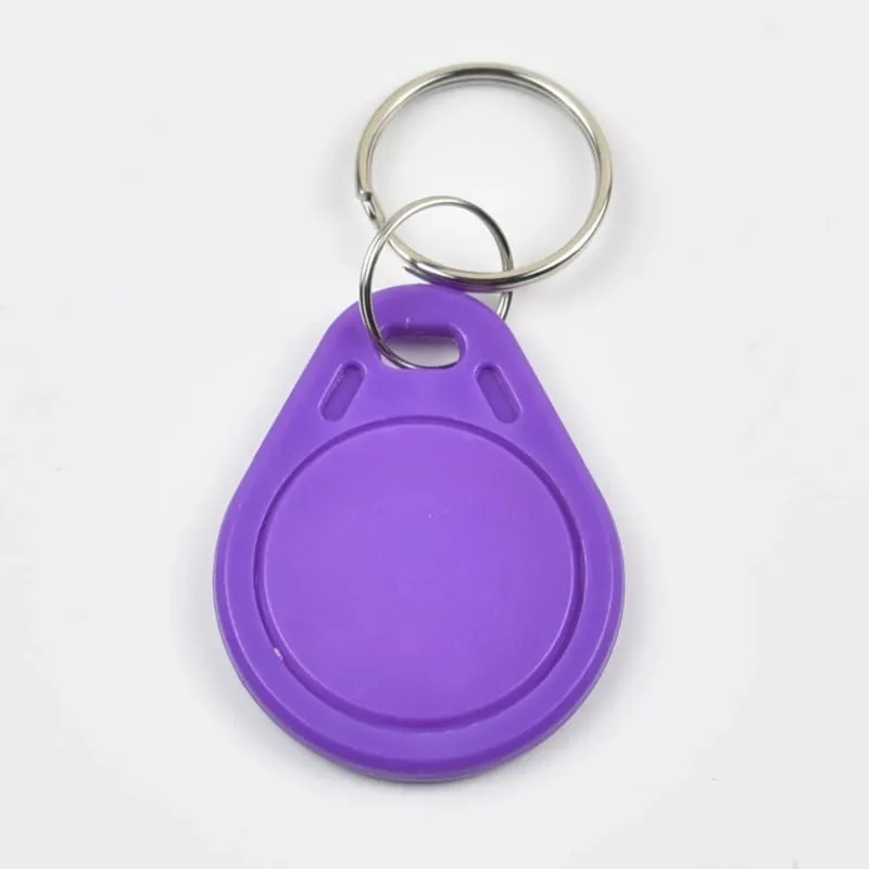 Fioletowy | brelok RFID Tag kropla | 13,56Mhz | 1K S50 | Mifare Classic