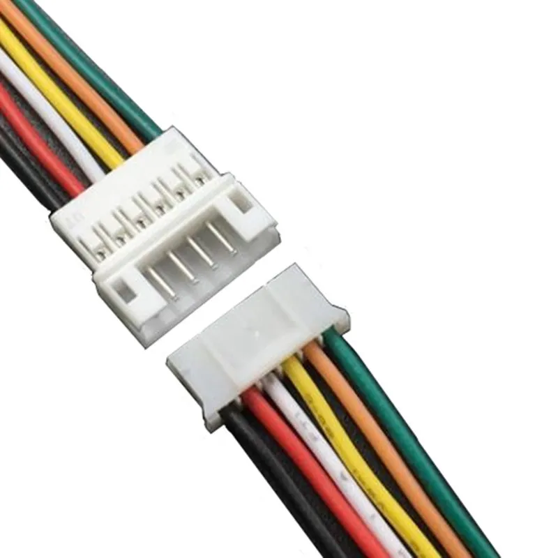 Zestaw złączy pigtail Micro JST PH 6-pin męski żeński