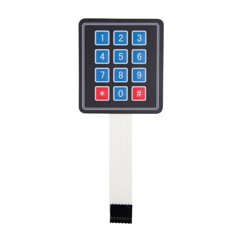 Membranowa klawiatura matrycowa 3x4