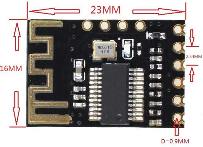 Bezprzewodowy moduł odbiornika audio Bluetooth MH-M18